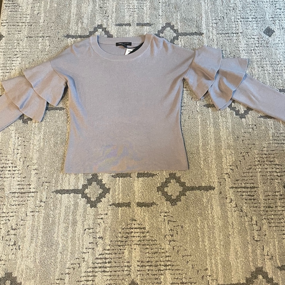 Ruffle Sleeve Sweater